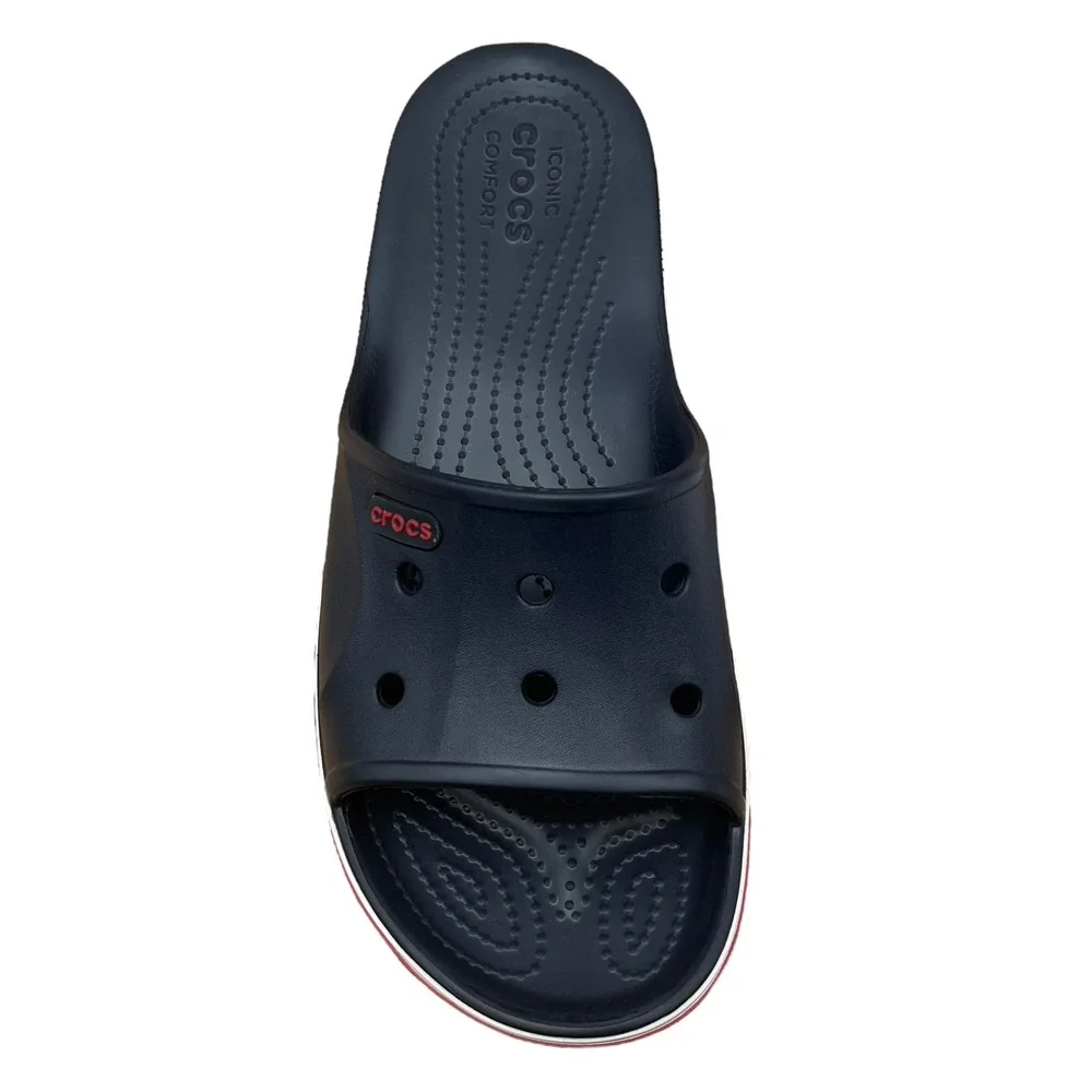Crocs Bayaband Mens Slide Sandals Size 10 Navy Blue Water‎ Friendly Lightweight